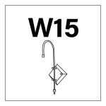 W15 Wall Mount U arm square plate